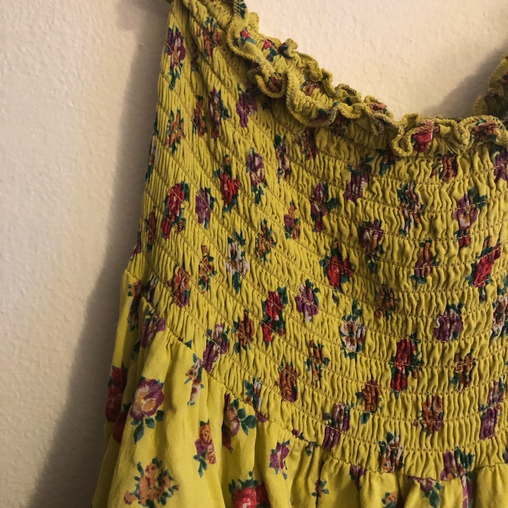 Floral Strapless Romper